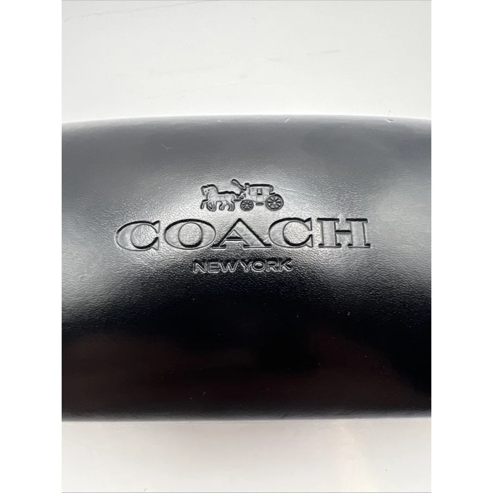 Coach Small Authentic Black Hard Side Clamshell Eyeglasses / Sunglasses Case